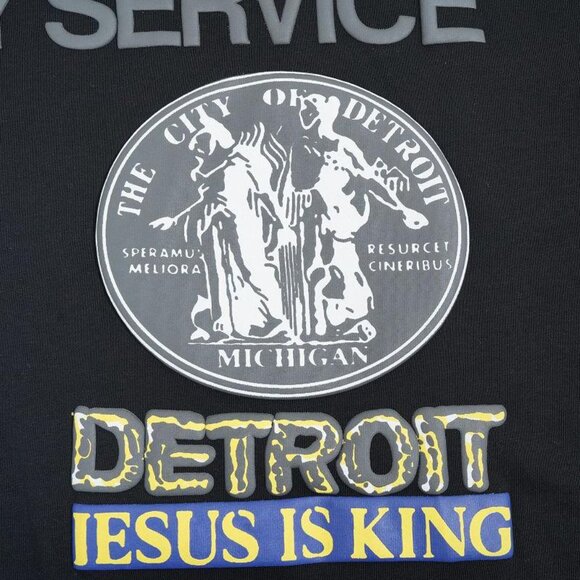 Kanye West Jesus Is King Sunday Servicedetroit Merch Tee - Picture 5 of 6